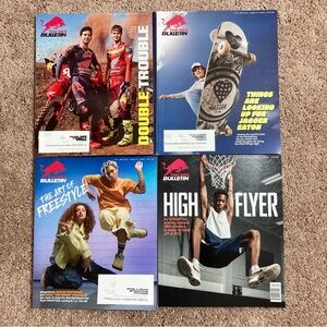 RED BULLETIN MAGAZINE Lot Of 4 Issues 2, 4 of 24, Issue 2, 3 of 25 Collection